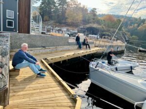 båtplats utanför dörren